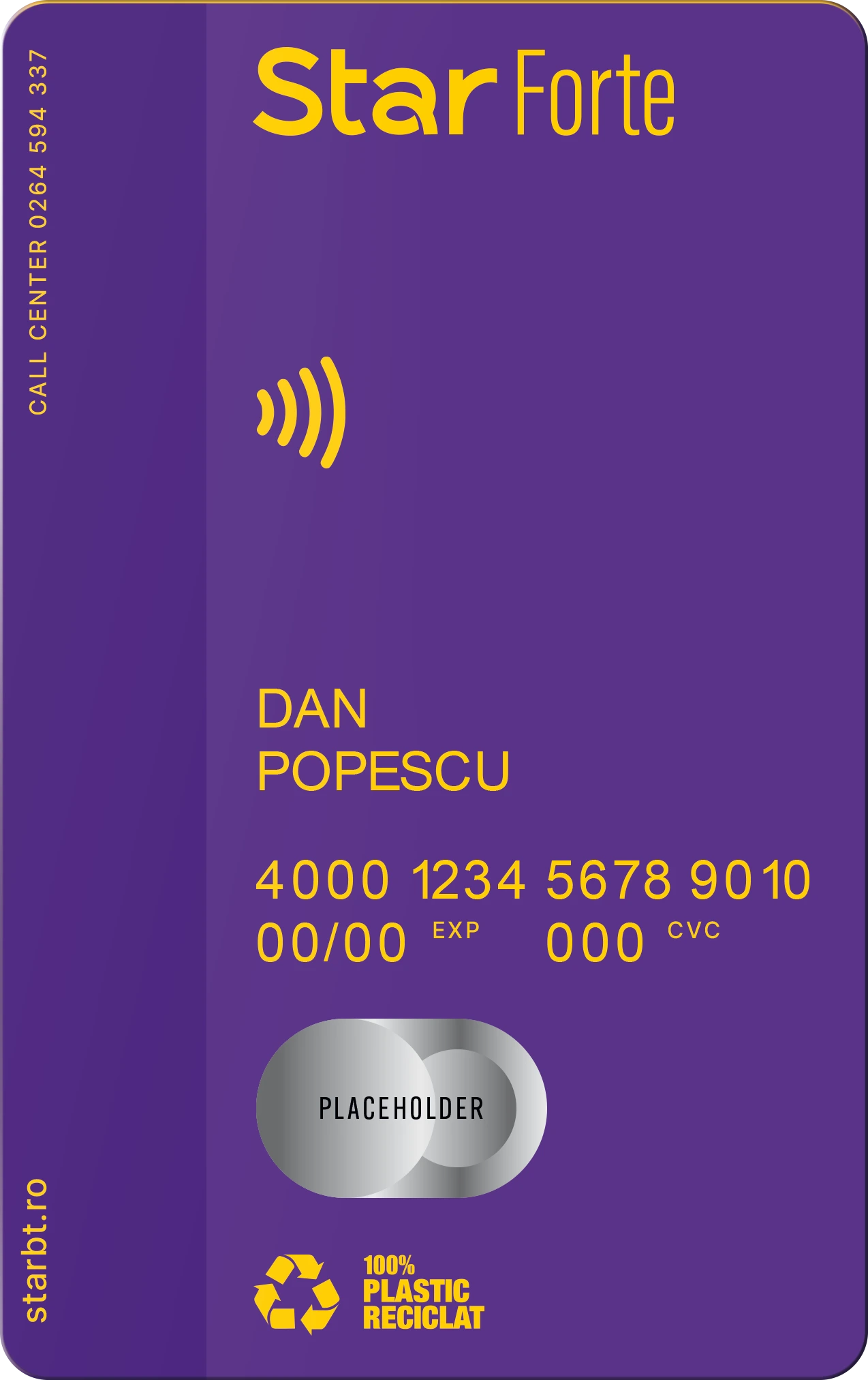 Verso card BT Star Forte